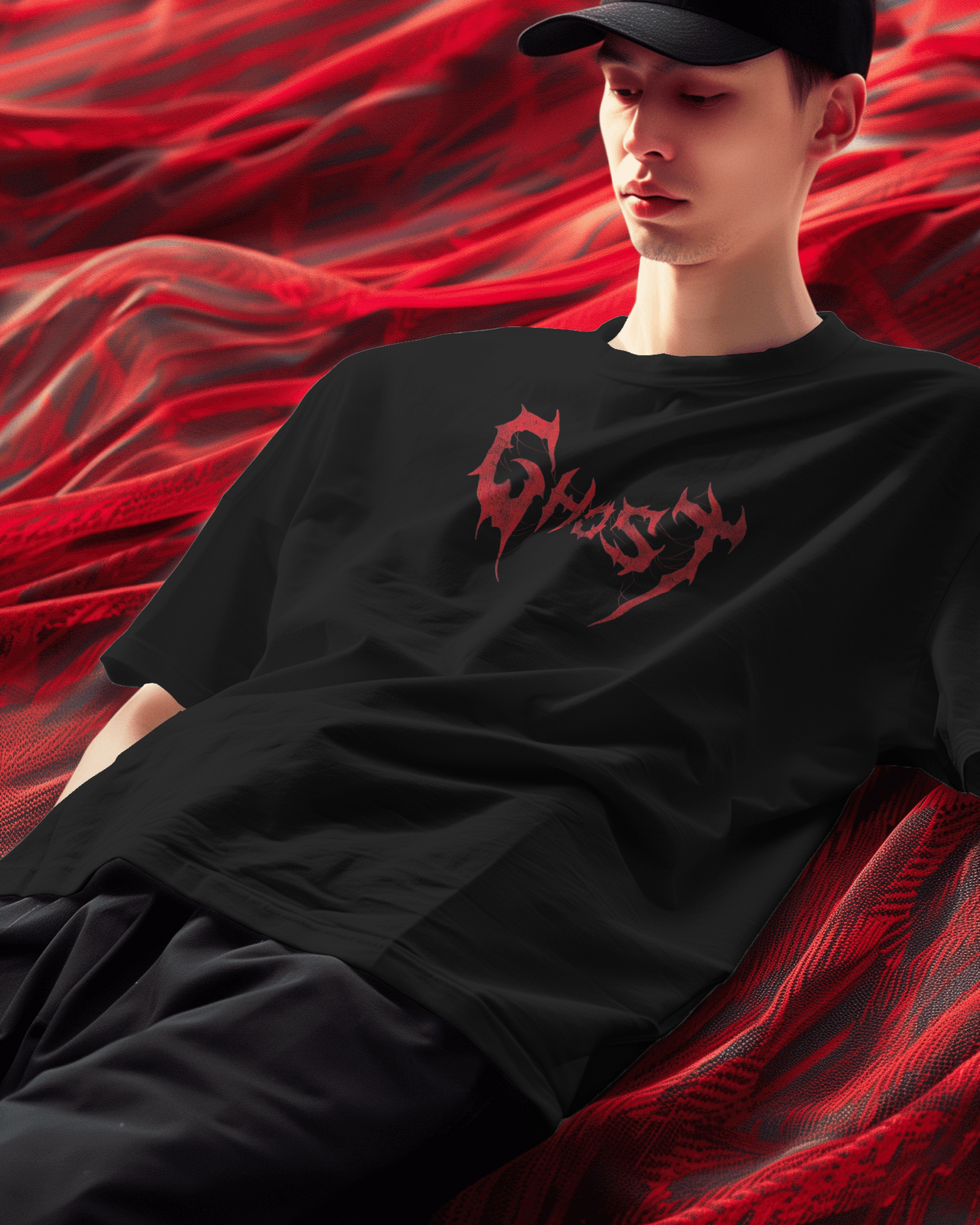 Official Ghost B.C. Red Logo Black Tee