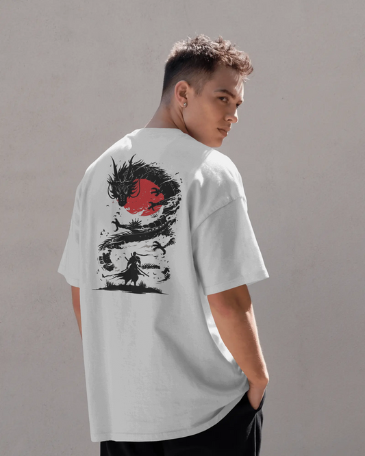 RISING DRAGON” – Samurai Spirit Oversized Tee