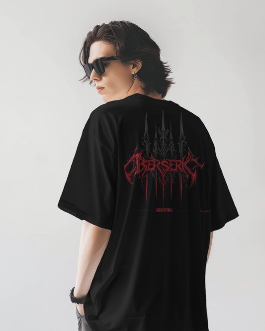Berserk Inspired Oversized Unisex T-Shirt | Dark Anime Streetwear Tee | Abyss Reborn Collection