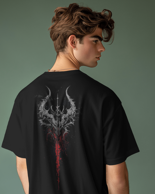Shadow Trident Oversized Tee